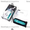 Vibrador de suave textura sumergible bcute celeste